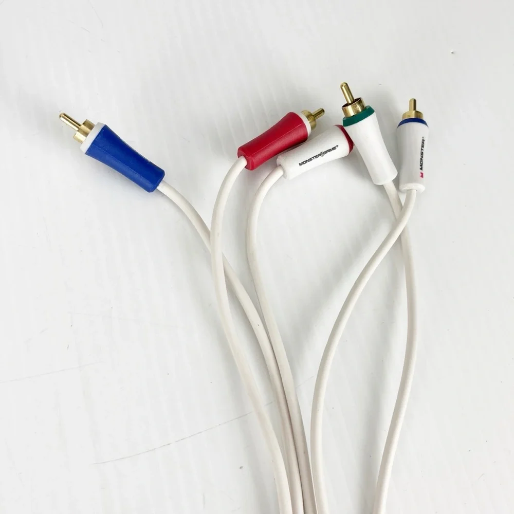 Monster Game Advanced Performance Component HD Audio Video AV Cable Nintendo Wii